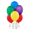 Party Party 15 Assorted Colour Balloons - 9'' & 6'' - Image 2