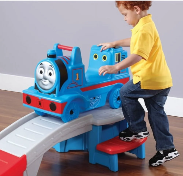 Step2 Thomas The Train Up & Down Roller Coaster Ride-On Toy - Image 5