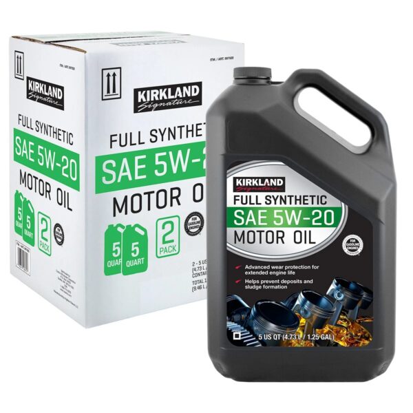 Kirkland Signature Full Synthetic 6 Pack 1-Quart Bottle - Sae 5W-20 Motor Oil - Image 2