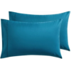 Tesco Twin Pack Standard Pillow Cases - Blue