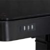Tresanti Wireless Charging Adjustable Height Curved Table Black - Image 8
