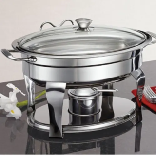 Tramontina Proline 4.2 Qt Stainless Steel Oval Chafing Dish