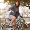 Huffy 26" Cranbrook Women's Beach Cruiser Bike - Blue/black - Image 5