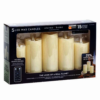 Sterno Home Pillar Led Candles With Moving Flame -5 Pack