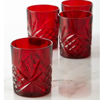Godinger 4pc Dublin Crystal Double Old Fashioned 11oz