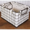 3 Wire Baskets With Removable Canvas Liners - Image 3