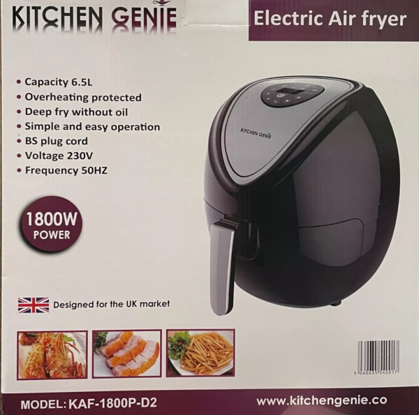 Kitchen Genie Air Fryer - 6.5L - 1800W - Image 4