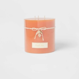 Threshold Pumpkin Spice Ribbed Scented Candle