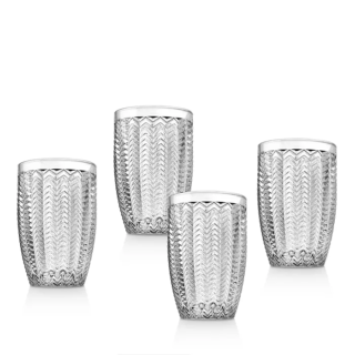 Godinger 4pc Carson Modern Vintage Highball Glasses - 12oz