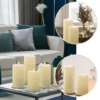 Sterno Home Pillar Led Candles With Moving Flame -5 Pack - Image 5