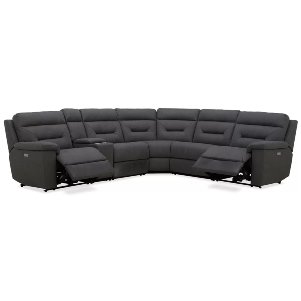 Gilman Creek Fabric Power Reclining Sectional Sofa - Image 5