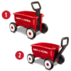 Radio Flyer My 1st 2-in-1 Play Wagon Push Walker For Kids - Image 5