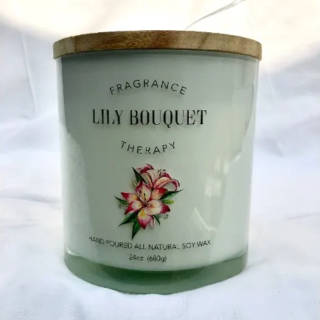Sterling Home Lily Bouquet Therapy Candle - 240z (680g)