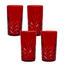Godinger 4pc Double Old Fashioned Highball Glasses 12oz