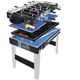 3ft 4 in 1 Multi Games Table Football Tennis Pool Hockey Kids Gaming Toy