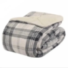 Life Comfort Sherpa Faux Fur Throw Blanket- 60in x 70in
