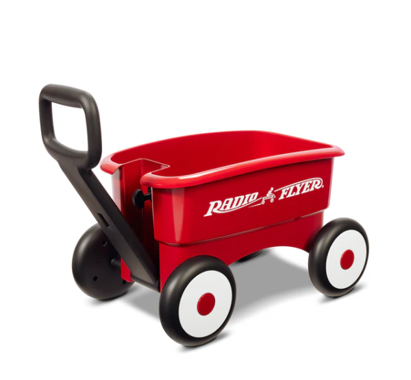 Radio Flyer My 1st 2-in-1 Play Wagon Push Walker For Kids - Image 6