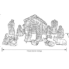 Kirkland Signature 13pc Christmas Nativity Set - Image 4