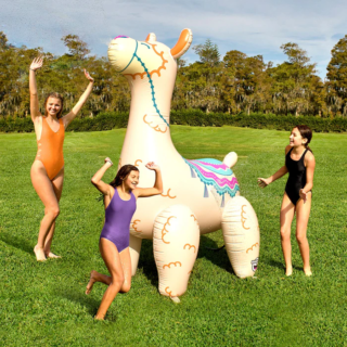 Big Mouth No Llama Lawn Sprinkler Water Toy For Kids 7ft