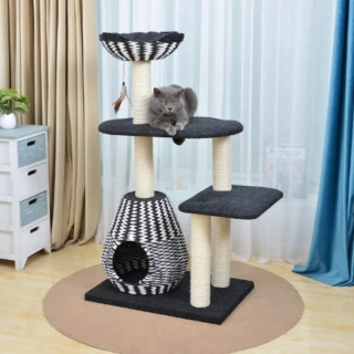 Catry 4 Level Multifunctional High Base Cat Tree