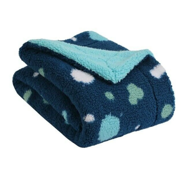 Life Comfort Sherpa Fleece Kids Blanket - Teal 40" x 50"