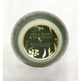 Tesco Wild Pear & Patchouli Scented Candle - 10 oz