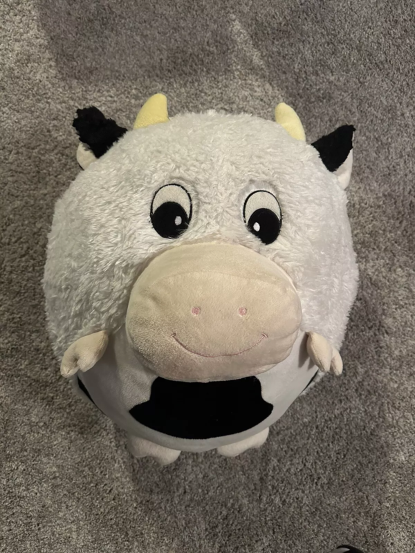 Kellytoy JUMBO PUFFY dairy Cow Plush 24
