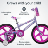 Schwinn 18" Shine Girl's Bike - Purple - Image 3