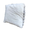 Brentwood Braided Faux Fur Multicolour Decorative Pillow - 24" X 24" - Image 3