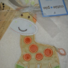 Cutie Pie Giraffe Baby Blanket