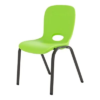 LIFETIME KIDS STACKABLE CHAIR (ESSENTIAL) - LIME GREEN - Image 5