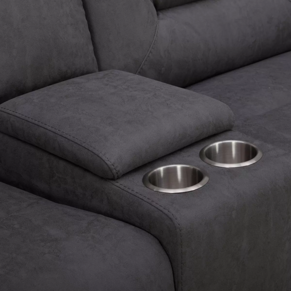 Gilman Creek Fabric Power Reclining Sectional Sofa - Image 6