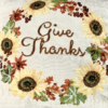 Thanksgiving Embroidered - Give Thanks - Pillow Sofa Decor - Image 5