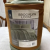 Brooklyn Loom 3 Pcs Coverlet Set - Green - Ribbed Comforter Blanket - Queen Size - Image 3
