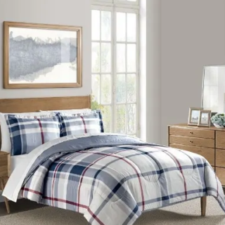 Nathan Reversible King Comforter Set - 3pc
