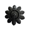 Decorative Metal Wall Flower Sculpture 20in x 20in - Image 3