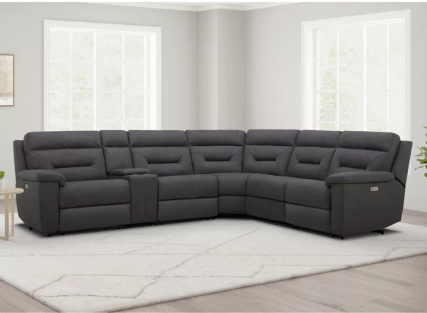 Gilman Creek Fabric Power Reclining Sectional Sofa
