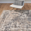 Thomasville Bali Plush Shag Sorrento Beige Grey - 5ft 3in X 7ft 5in
