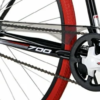 Kent Thruster 700C Men's Fixie Bike - Black & Red - Image 6