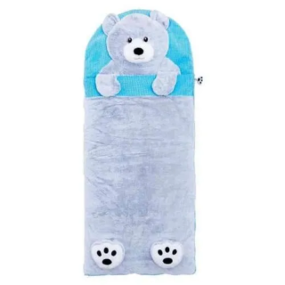 Hugfun Kids Animal/Bear Slumber Bag -Grey