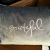 Rodeo Home Grey Decorative Soft Velvet Rectangular Lumbar Pillow