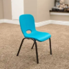 LIFETIME CHILDRENS STACKING CHAIR (ESSENTIAL) - GLACIER BLUE