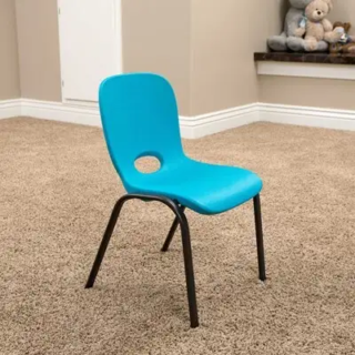 LIFETIME CHILDRENS STACKING CHAIR (ESSENTIAL) - GLACIER BLUE