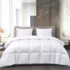 Hotel Grand - White Goose Feather & Down Full Queen Comforter - 88'' X 88'' - Image 6