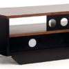 Light Oak Stand Chrome Entertainment Center & TV Stand - Image 6