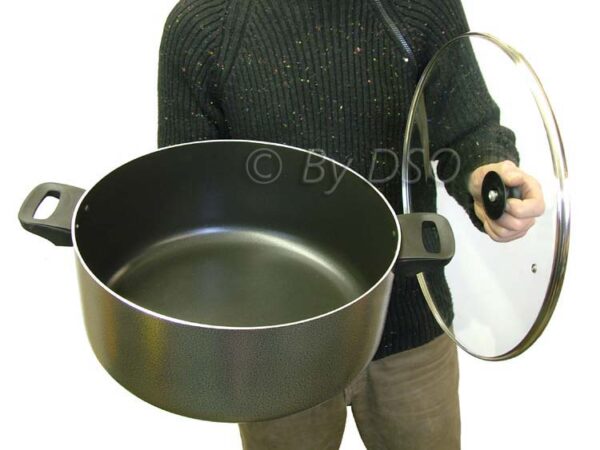 Prima 8pc Aluminum Non-Stick Sauce Pot Set With Stone Vein - Image 5
