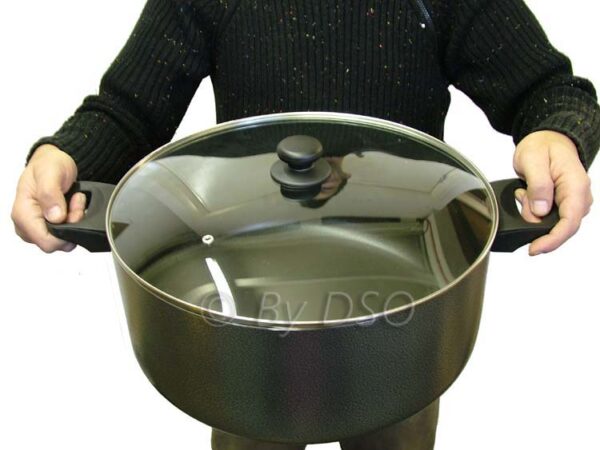 Prima 8pc Aluminum Non-Stick Sauce Pot Set With Stone Vein - Image 6