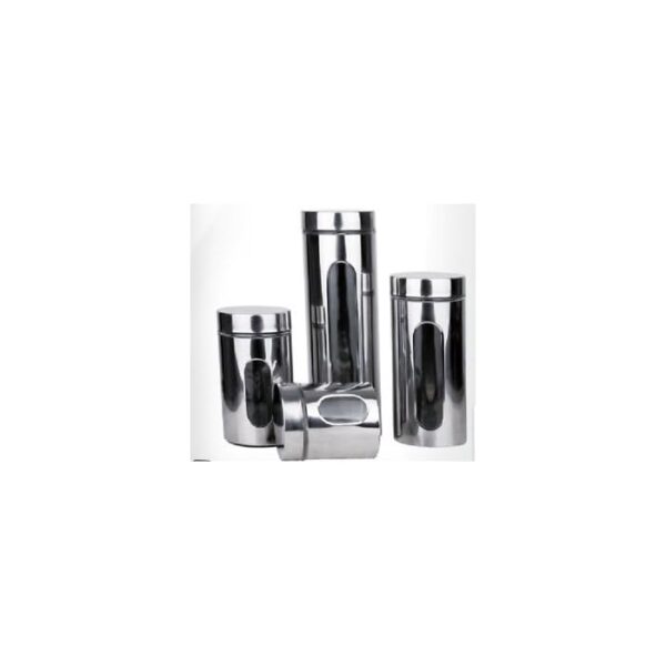 Prima 4pc Window Glass Food Storage Jar Set - Image 2