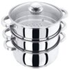 Prima 22cm 3-Tier Steamer With Glass Lid - 3pc - Image 14