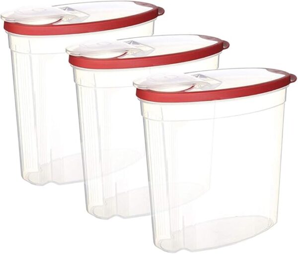 Rubbermaid 3pc Cereal/Snack Storage Container - Image 3